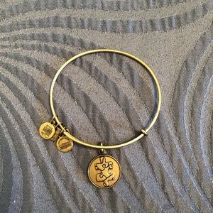 Alex and Ani puzzle piece bangle